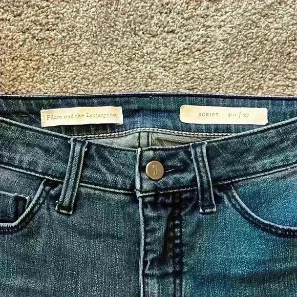 Pilcro and the Letterpress Jeans Size 27 Style Script - Picture 2 of 5